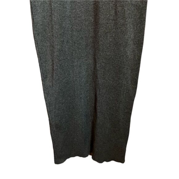 NWT! Rocorose grey ribbed sweater midi dress - Picture 7 of 9